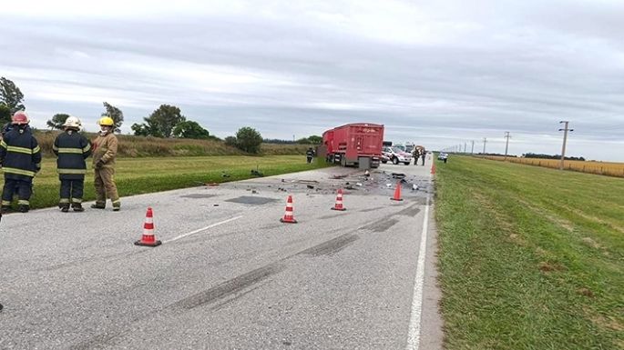 Trágico choque en la ruta provincial 6