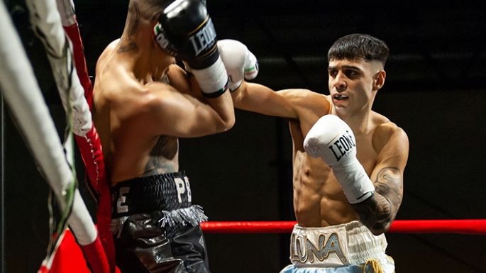 Aaron Luna ganó por nocaut