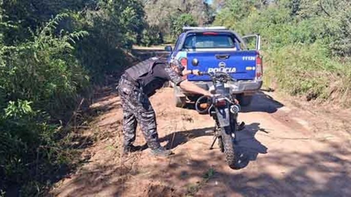 Recuperaron en Villa Nueva  una moto robada en Villa María