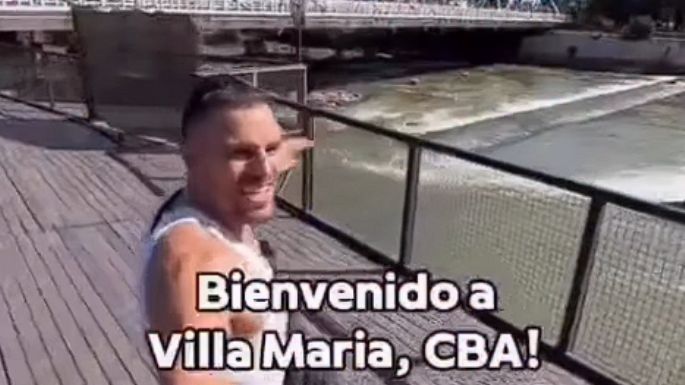 El influencer estadounidense “Brendan del Mundo” llegó a Villa María