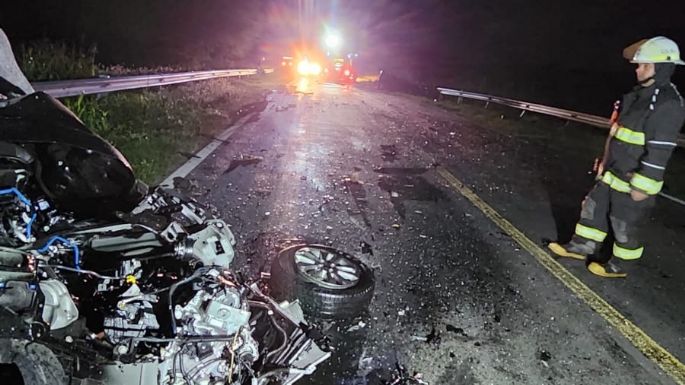 Choque frontal en la ruta 158 dejó dos personas fallecidas
