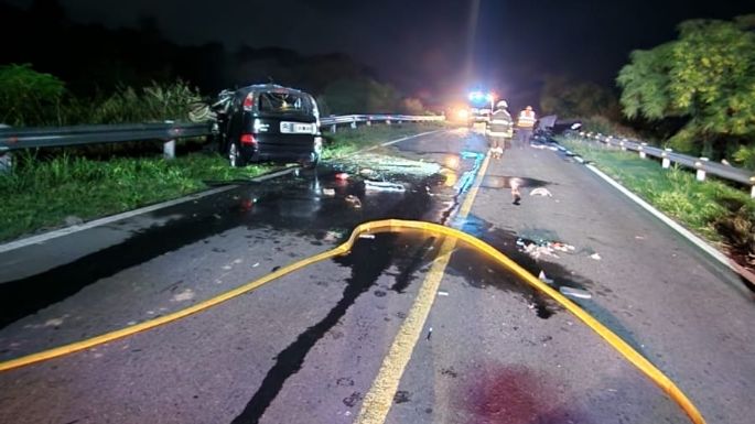 Choque frontal en la ruta 158 dejó dos personas fallecidas