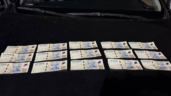 Le ofreció dinero a la Caminera para evitar una multa y terminó detenido