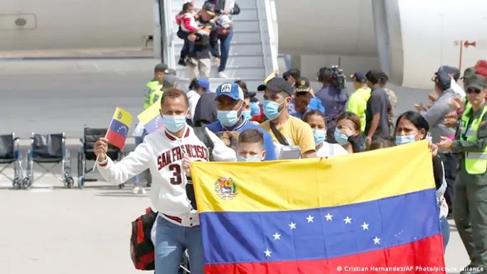 Venezuela recibió a 168 migrantes repatriados