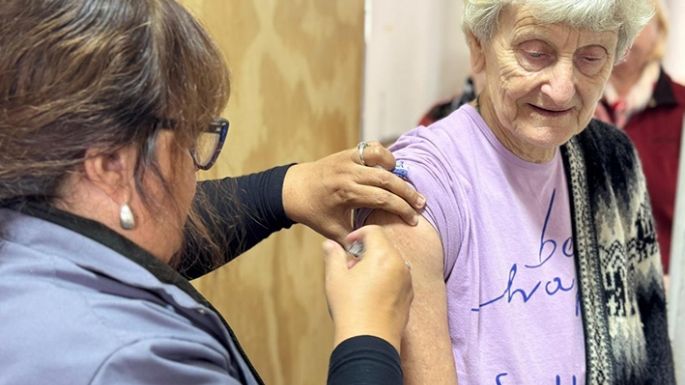 Vacunación antigripal: 70 inoculados en el Hogar de Día