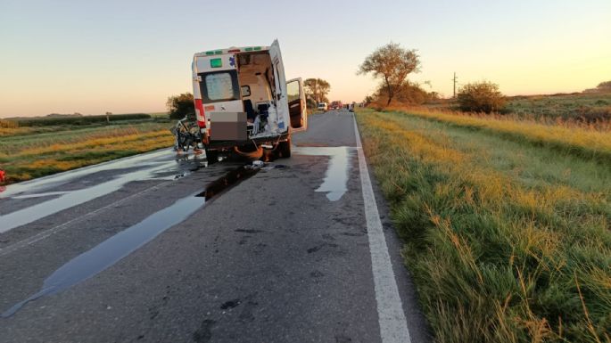 Murió un conductor tras chocar con una ambulancia