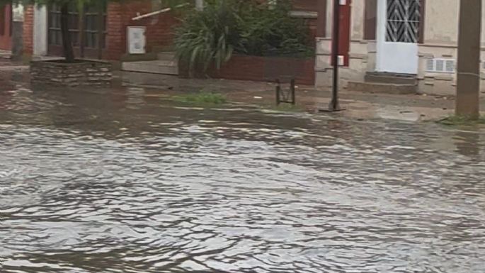 Pasado el mediodía ya habían caído casi 50 milímetros de lluvia