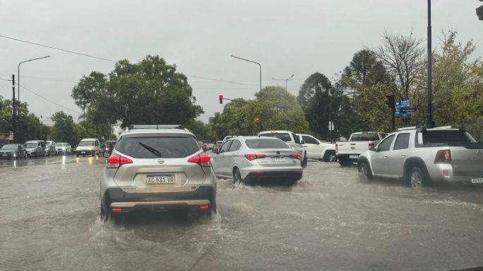 Pasado el mediodía ya habían caído casi 50 milímetros de lluvia