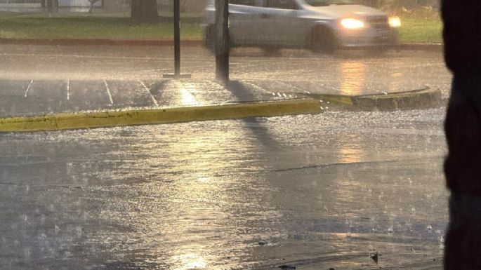 Pasado el mediodía ya habían caído casi 50 milímetros de lluvia