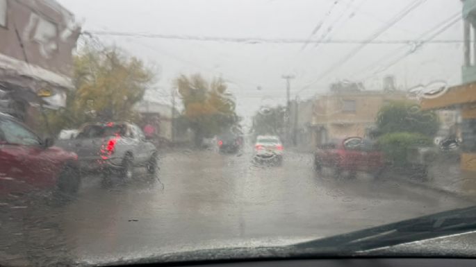 Pasado el mediodía ya habían caído casi 50 milímetros de lluvia