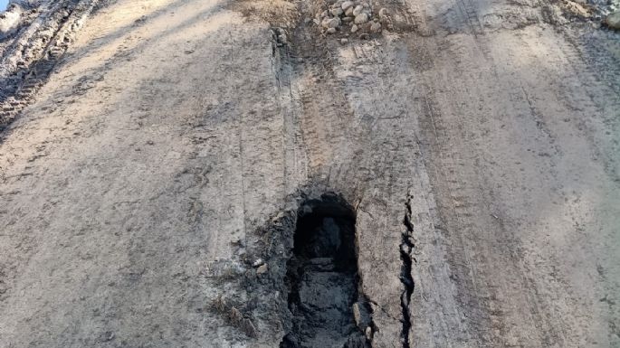 Desde barrio Industrial reclaman por el deterioro de calle Orcadas Argentinas