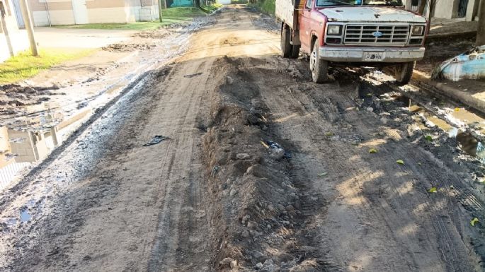 Desde barrio Industrial reclaman por el deterioro de calle Orcadas Argentinas