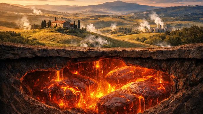 Encontraron un reservorio de  magma para energía geotérmica