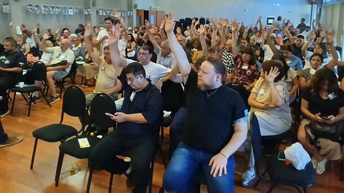 Convocó a un paro de 72 horas