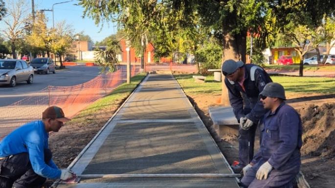 Realizan obras en plazoletas cercanas a la ESIL