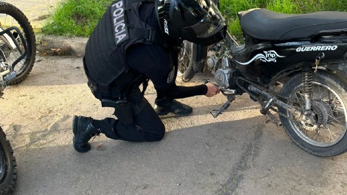 Recuperaron durante el fin de semana 4 motos y tres bicicletas robadas