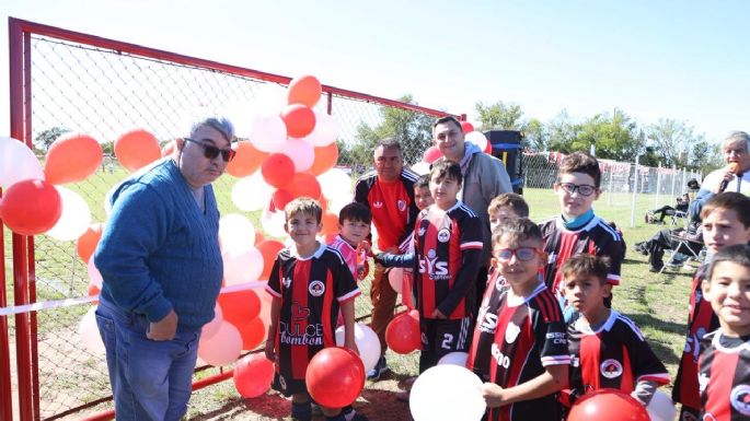 River Plate del Algarrobo inauguró su cancha de baby fútbol