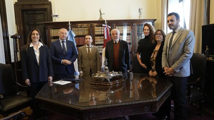 Ciudad Judicial: una reunión en el más alto nivel provincial