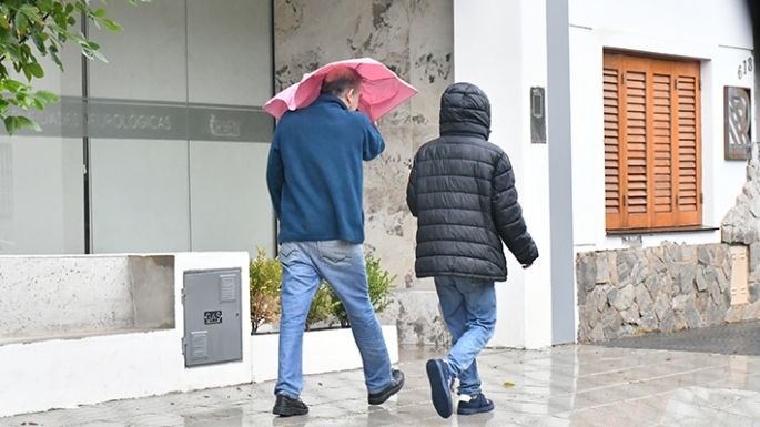 La lluvia fue “dueña del finde”