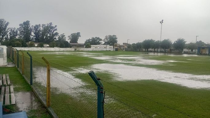 La lluvia forzó la suspensión