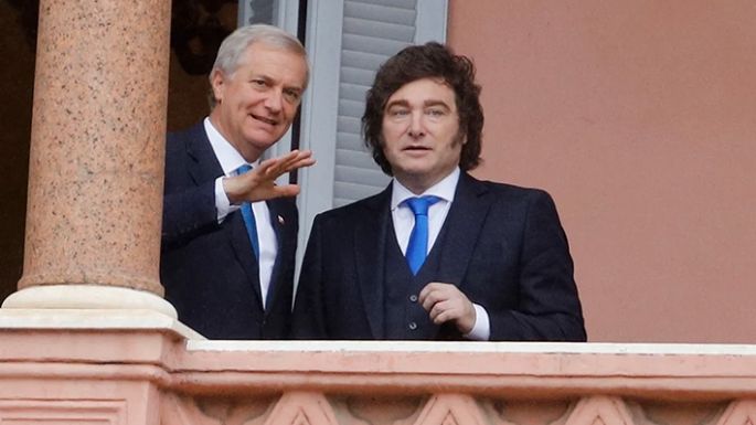 Primer encuentro entre  Milei y Kast de Chile