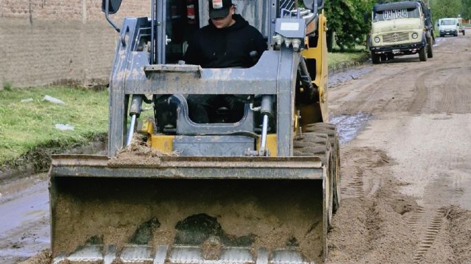 Tras las lluvias, buscan recuperar calles y mejorar las condiciones de circulación