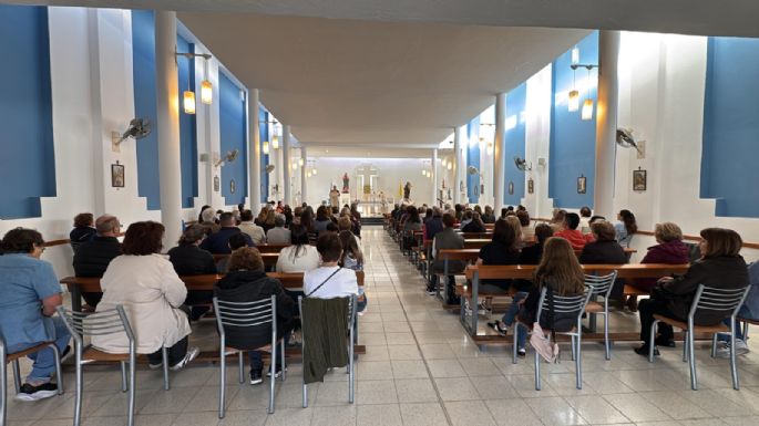 Celebran la misa de San José Obrero en barrio Parque General Paz
