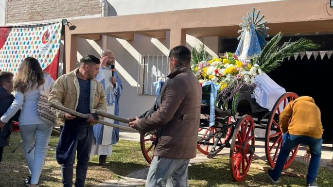 Fe y devoción por la Virgen de Luján en barrio Rivadavia