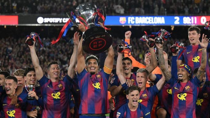 Barcelona ganó el derby y es el campeón
