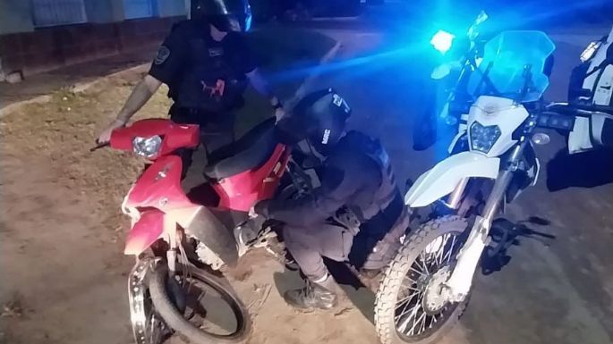 En descampados, en la calle o in fraganti: cuáles fueron las motos recuperadas en el finde