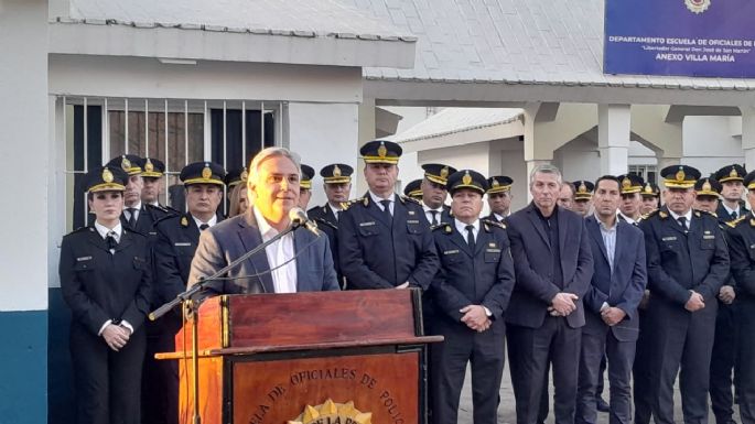 Inauguraron una escuela para policías en Villa María