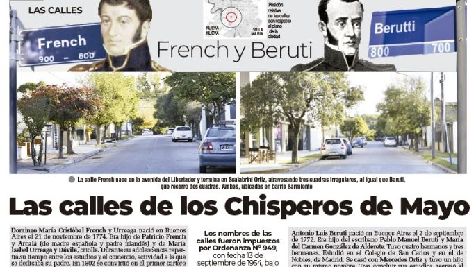 Las calles de los Chisperos de Mayo