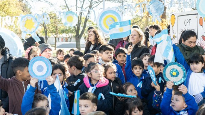 Celebraron el Día de la Escarapela con más de 200 niños