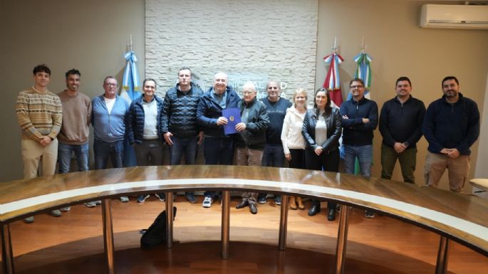 Municipio y frentistas acordaron construir una colectora en avenida Perón