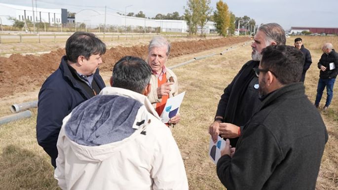Ampliación  de redes en  el Parque Industrial