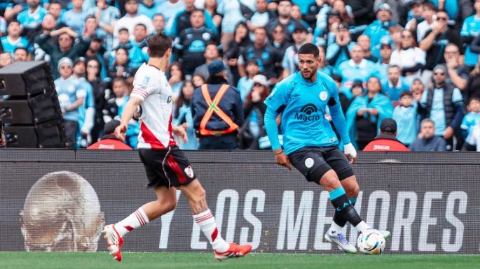 Final del primer tiempo: River y Belgrano empatan