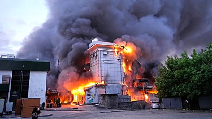 Rusia atacó la capital de Ucrania y causó muertos, heridos y daños