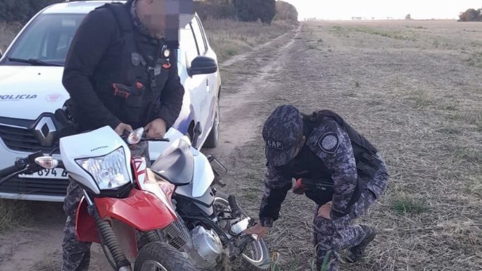 Recuperaron cinco motos robadas y retuvieron 60 vehículos en controles