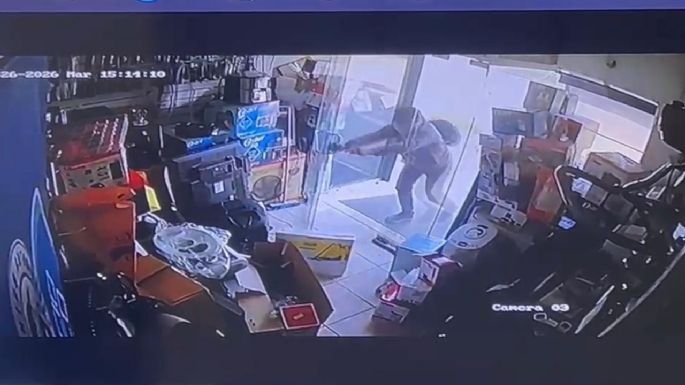 Entró a robar a plena tarde en un comercio de electrónica