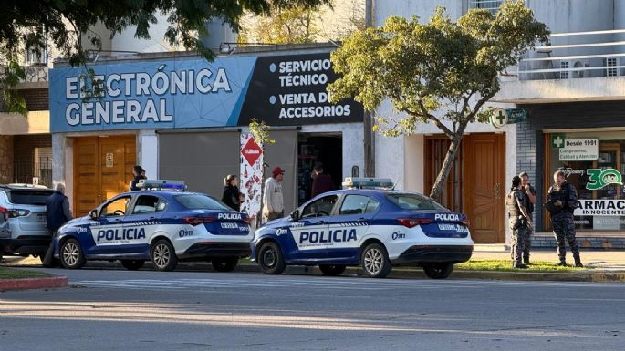 Entró a robar a plena tarde en un comercio de electrónica