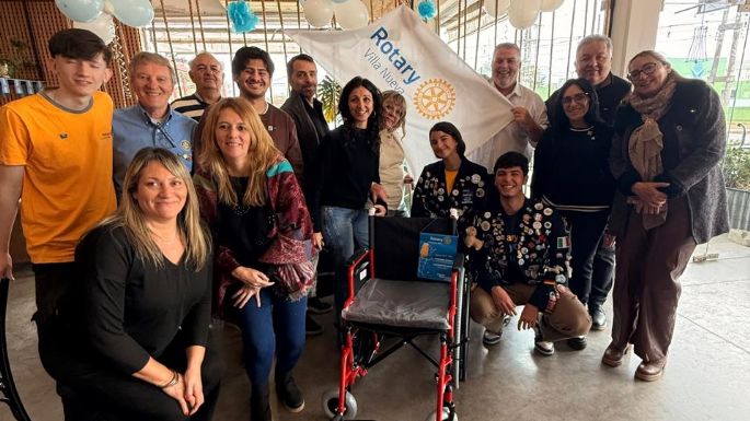 Con el gobernador del Distrito 4851 de Rotary Internacional, se dio impulso a proyectos comunitarios