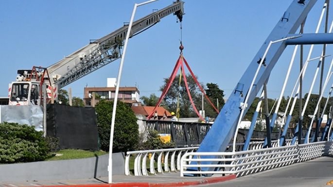 Avanza el desmontaje del puente Vélez Sarsfield y habrá cortes de tránsito