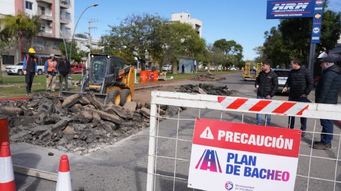Accastello supervisó distintos frentes de obra