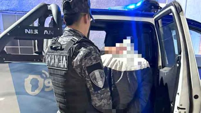Robo y aprehensión en la madrugada
