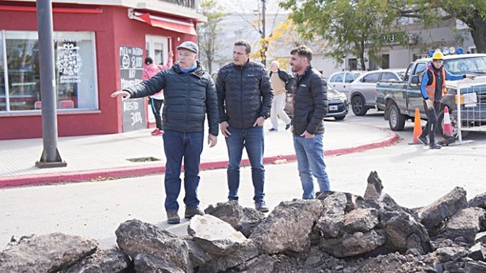 Revisaron las obras en marcha