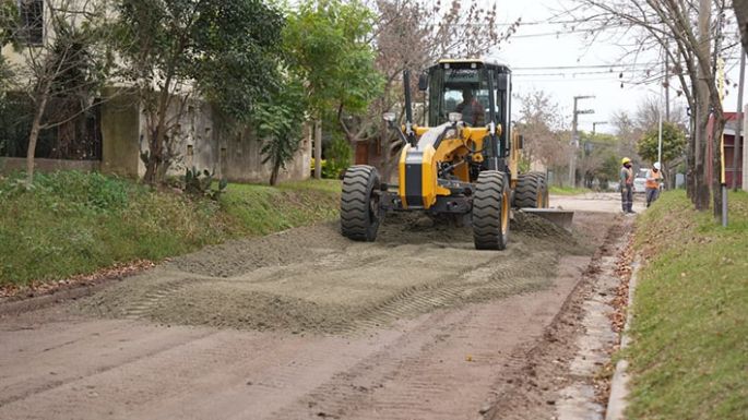 Trabajan en Barrancas del Río
