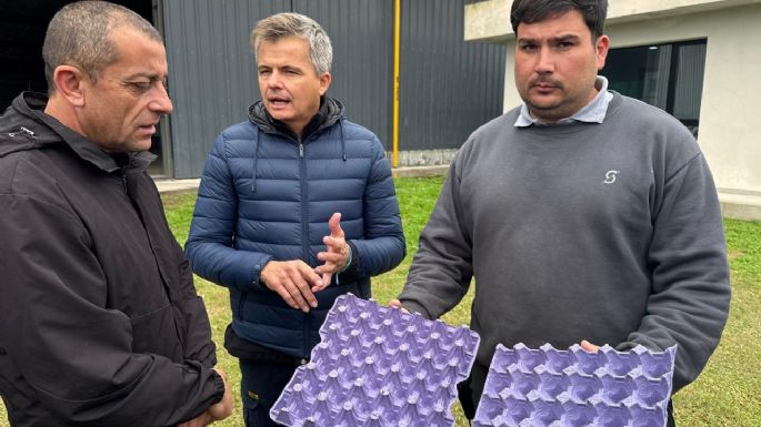 El cartón recuperado por la 7 de Febrero genera maples hechos por SARIA