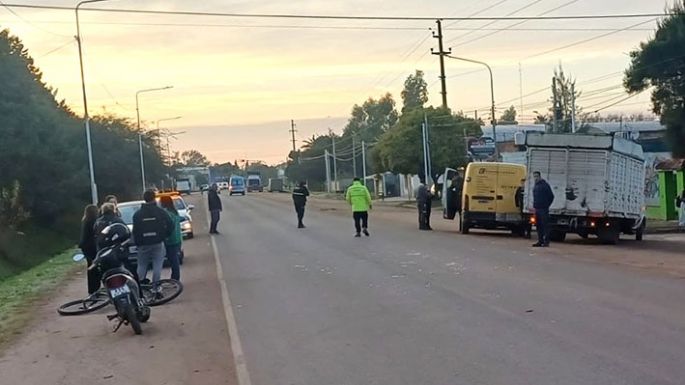 Siete personas lesionadas en cuatro siniestros viales