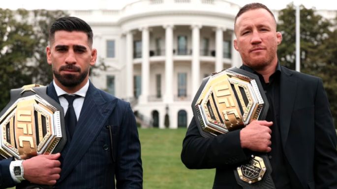 Una pelea de la UFC en la Casa Blanca