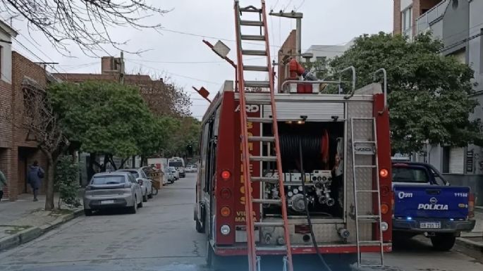 Se incendió un tendido eléctrico en barrio Centro